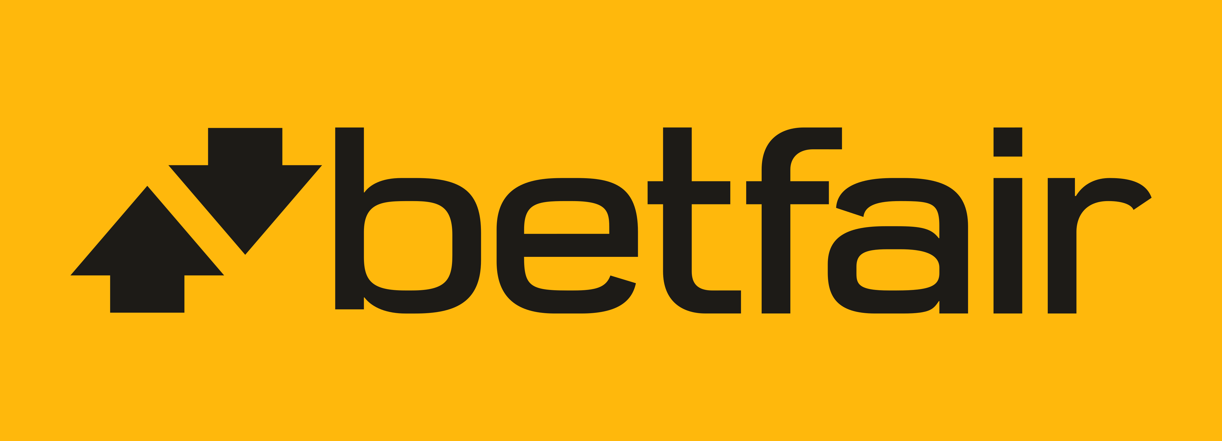 โลโก้จริงของ Betfair สำหรับระบุชื่อแบรนด์