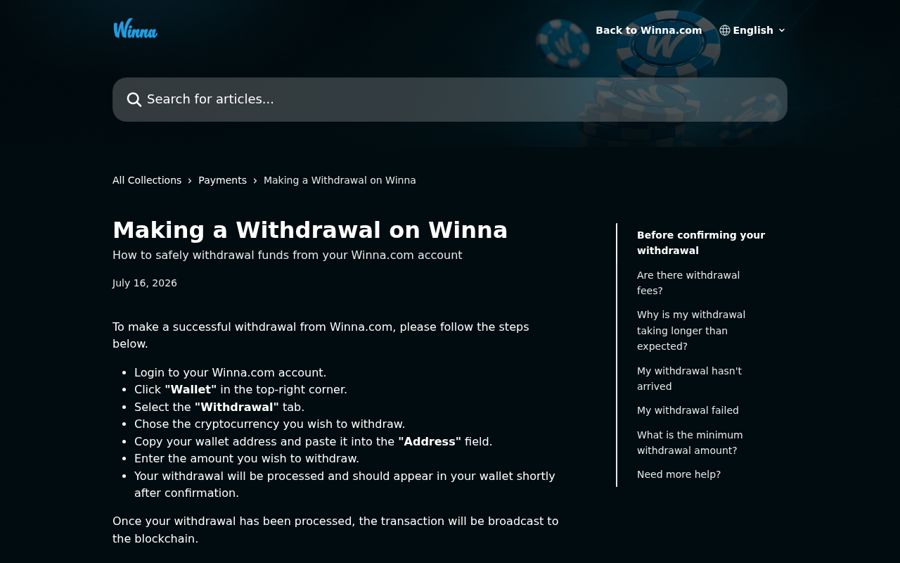 ภาพหลักฐานแหล่งข้อมูล Winna